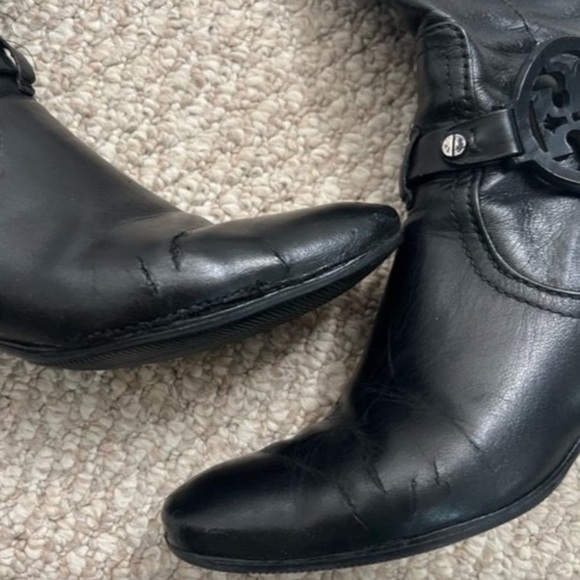 TORY BURCH RIDING HEELED KNEE HIGH BOOTS - Picture 7 of 16